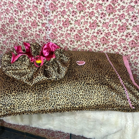 Kit de touca Daphne + fronha - Pantanal