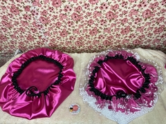 Kit com 3 peças: touca para dormir + touca difusora + touca para banho e tratamentos - buy online