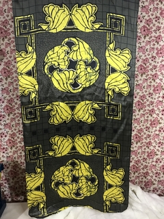 Lenço / echarpe de seda pura (100% natural) - Yellow - comprar online