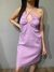 3443- Vestido lino corto