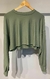 Buzo crop amira corto con puno