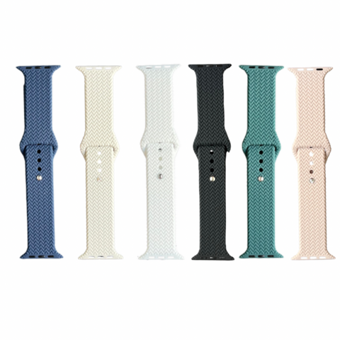 Malla Silicona Smartwatch Trenzada 42/44/45/49mm