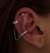 Argola dupla cravejada Dublin - Aline Tchekmenian Fine Piercing