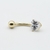 Piercing umbigo coração - Ouro 18k