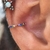 Argola cravejada colorida - Cancun - comprar online