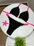 Biquíni Tainara Preto com Neon