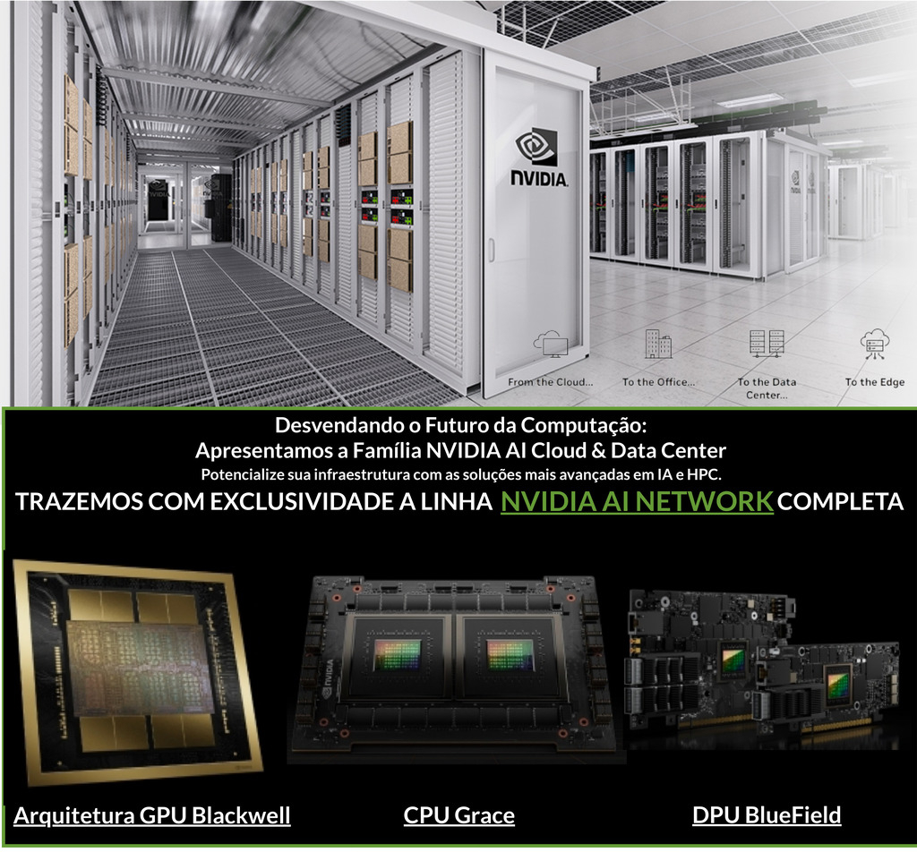 NVIDIA Baseboard 4 H200 564 GB , 935-23087-0041-000 - Loja do Jangão - InterBros