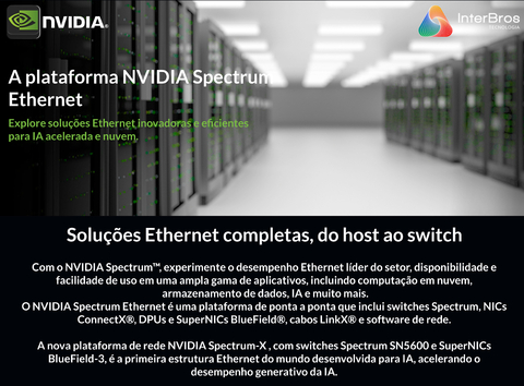 NVIDIA Mellanox 100Gb/s - 800Gb/s OSFP & QSFP56 Cables InfiniBand and Ethernet - loja online