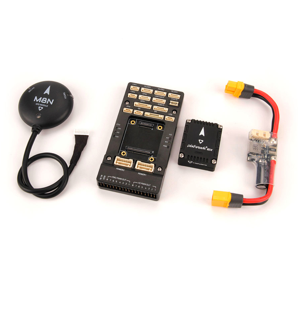 Holybro Pixhawk 6X l Sistema de Voo & GPS l Controlador de voo modular l UAVs & Drones l 11053 l 18062 l 18074 l 18066 l 18078 l 20172 l 20173 l 20295 l 20175 l Escolha seu Kit