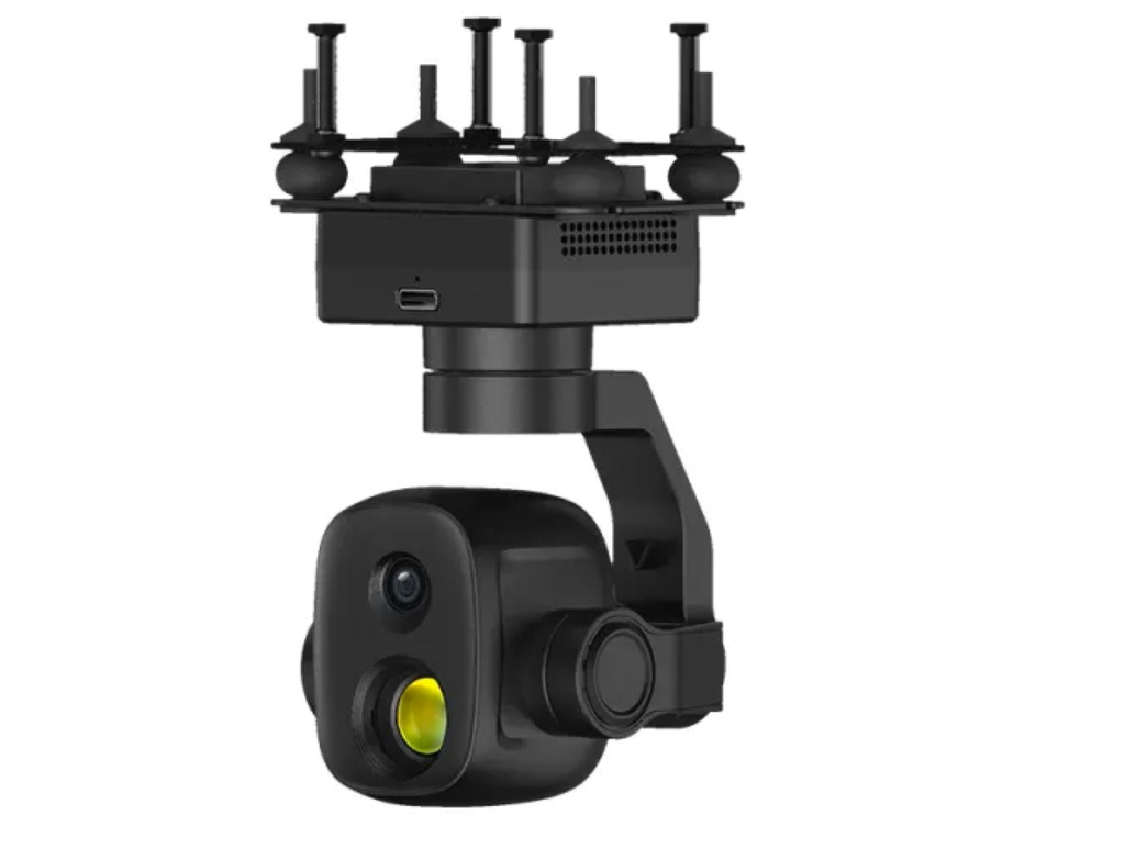 SIYI ZT6 Mini Optical Pod Dual Sensors 4K 8MP 6X Digital Zoom Gimbal , 640 x 512 Thermal Imaging Temperature , 3-Axis Stabilizer , Payload for Drone