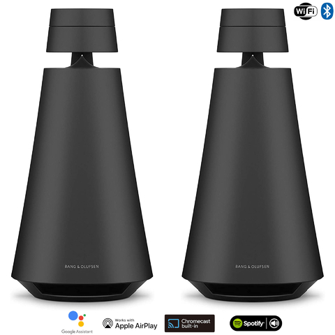 Bang & Olufsen Beosound 1 l Cor Anthracite l Portable Wireless Wi-Fi and Bluetooth Speaker l Auto Falante Sem Fio Portátil 360º l Bateria de até 12 horas l Acoustic Lens Technology l WiFi & Bluetooth l Chromecast & Google Assistant Integrados l Compatível com Apple 2 & Spotify Connect l Recomendado para áreas de 10m² até 50m² - buy online