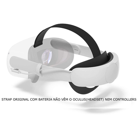 Elite Strap Meta Quest 2 l Com Bateria Integrada l Original Oculus Quest 2 Elite Strap with battery l Para maior conforto l + 3 horas de reprodução VR l Melhora 1.000% a jogabilidade - buy online