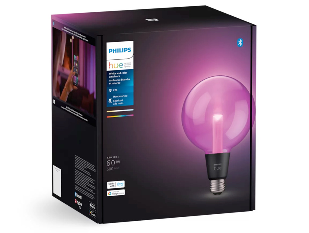 Philips Hue Lightguide G40 Large Globe Smart LED Bulb