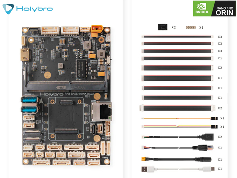 Holybro Pixhawk 6X Jetson Baseboard , Controlador de Voo , Somente a Baseboard para NVIDIA Jetson Orin Nano ou Orin NX , 11072 - Loja do Jangão - InterBros