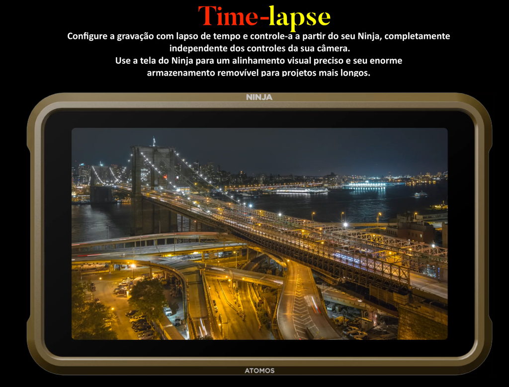 Atomos Ninja Ultra 5.2in 4K HDMI Recording Monitor Atomos - Loja do Jangão - InterBros