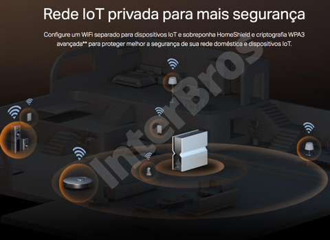 TP-Link Tri-Band BE19000 WiFi 7 Router Archer BE800 280 m² - Loja do Jangão - InterBros