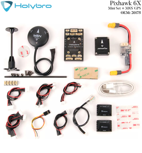 Holybro Pixhawk 6X l Sistema de Voo & GPS l Controlador de voo modular l UAVs & Drones l 11053 l 18062 l 18074 l 18066 l 18078 l 20172 l 20173 l 20295 l 20175 l Escolha seu Kit - online store