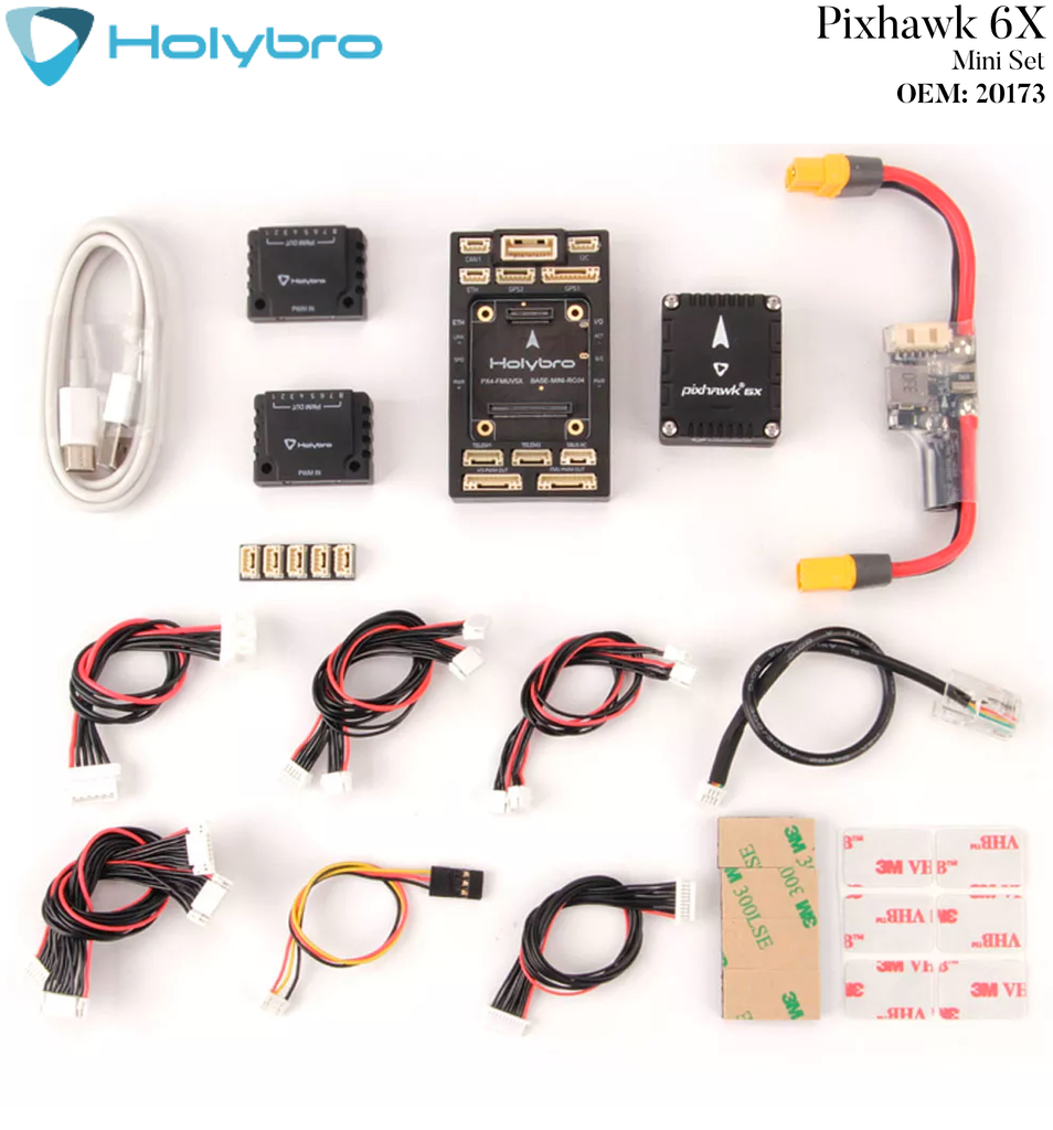 Holybro Pixhawk 6X l Sistema de Voo & GPS l Controlador de voo modular l UAVs & Drones l 11053 l 18062 l 18074 l 18066 l 18078 l 20172 l 20173 l 20295 l 20175 l Escolha seu Kit - online store