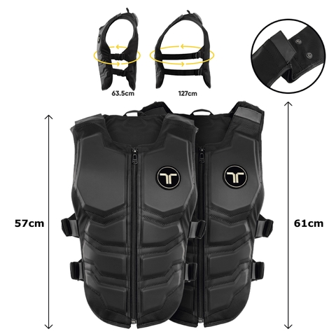 bHaptics Tactsuit l Wearable Haptic Vest , Colete Háptico , Trajes Hápticos de Corpo Inteiro , Compatível com VR PC PS4/5 XBOX en internet