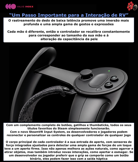 Valve Index VR Headset + Controllers - Loja do Jangão - InterBros