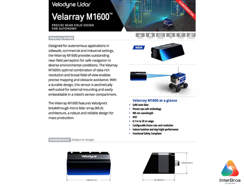 Velodyne Lidar Velarray M1600 - comprar online