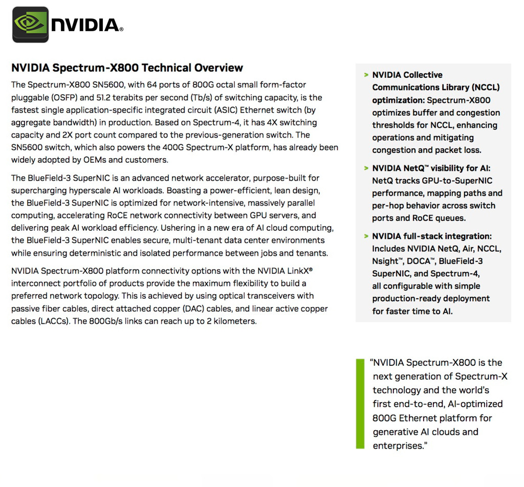 NVIDIA Quantum-X800 InfiniBand Switches , 800Gb/s - Loja do Jangão - InterBros