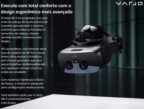 Image of Varjo XR-3 Mixed Reality System VRJH-V0013132 D