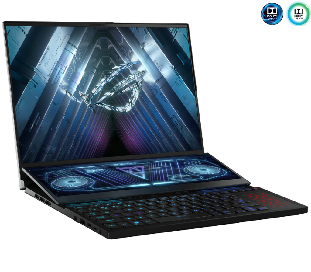 ASUS ROG Zephyrus Duo 16 Gaming Laptop l 165Hz 16" 1920 x 1200 IPS Display l Pantone Validated Display l 14 inch FHD IPS 1920x550 secondary touchscreen display l 32GB DDR5 4800MHz RAM | 2TB PCIe 4.0 Performance SSD | NVIDIA GeForce RTX 3060 6GB GDDR6 l 3.2 GHz AMD Ryzen 7 6800H 8-Core l 16GB DDR5 | 1TB SSD l GX650RM-ES74