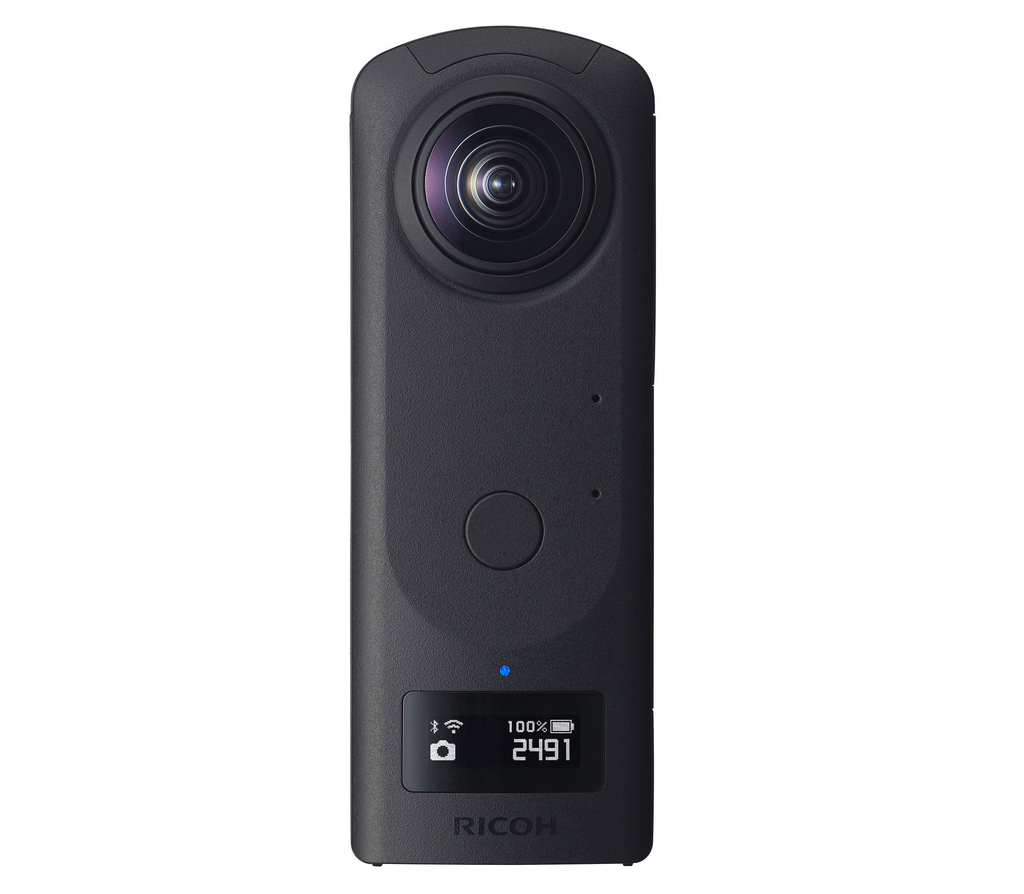 RICOH THETA Z1 51GB Câmera 360° l Dois sensores CMOS retroiluminados de 1,0 polegadas l Memória interna de 51 GB l Imagens de 23 MP l Vídeo 4K com estabilização de imagem l HDR, transferência sem fio de alta velocidade