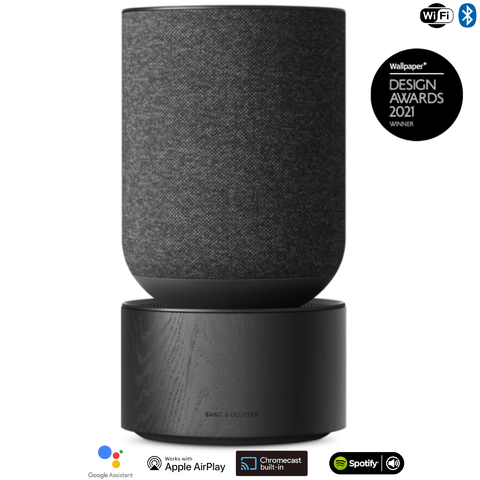 Bang & Olufsen Beosound Balance, Black Oak , Wireless Smart 360º Speaker, Poderoso Som de 850W , Recomendado para áreas de 10m² até 80m²