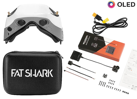 Fat Shark Dominator Digital HD FPV OLED Goggles + CADDXFPV Walksnail Avatar Camera HD Pro Kit - loja online