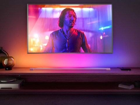 Philips Hue Play Gradient Lightstrip Fita de LED 75" + Hue Light Tube Large + Hue Sync Box TVs Maiores do que 75" - online store