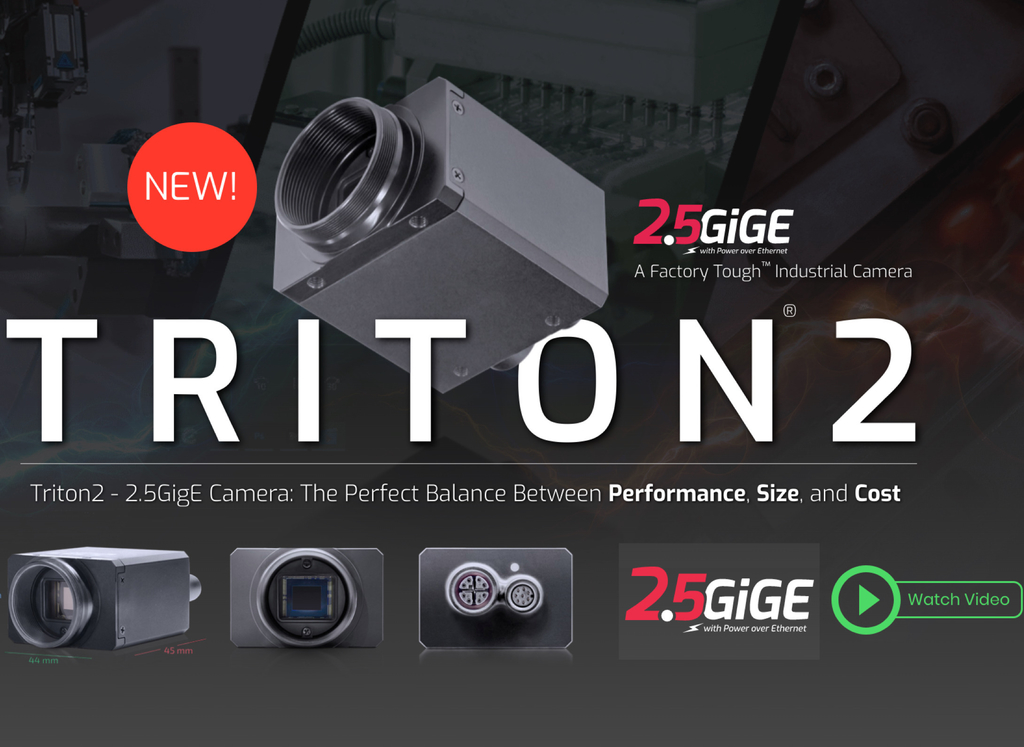 LUCID VISION LABS Triton2 2.5GigE Camera Color , 5.0 MP Sensor Sony IMX547 CMOS TRT051S-CC on internet