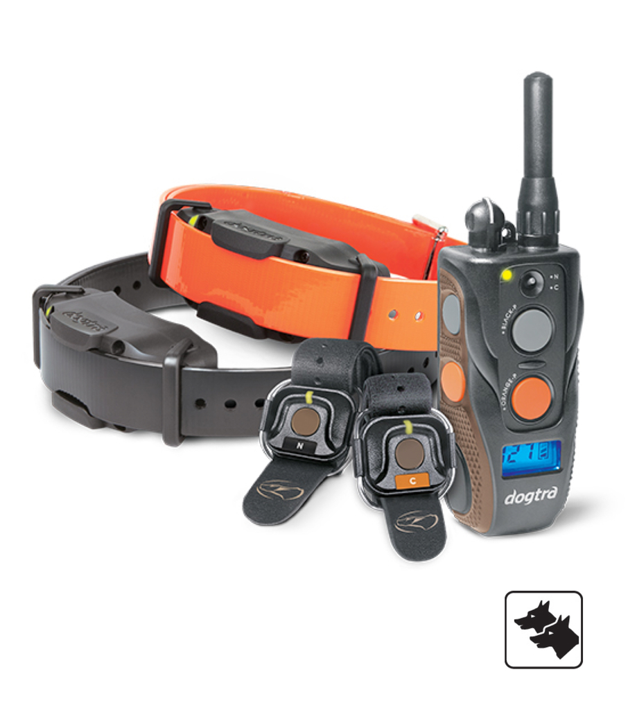 Novo Dogtra 1902S ARC HANDSFREE PLUS | Cães Acima de 16 Kgs | Sistema de ALTO ESTÍMULO para 2 Cães | Sistema com Colar Ergonômico de Treinamento Remoto | Alcance de até 1,2 Kms | A Prova D' Água | Com o Sistema HandsFree Preciso, Intuitivo e Discreto - buy online