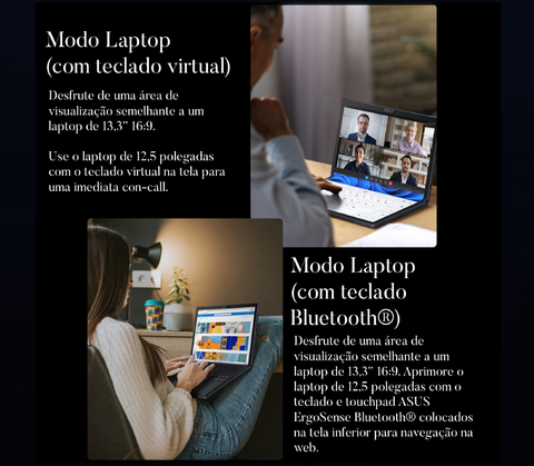 Image of ASUS 17.3" l Zenbook 17 Fold Touchscreen l OLED Multi-Touch Laptop l Laptop Tablet Dobrável l Cheio de Tecnologias Inovadoras l 1.1 GHz Intel Core i7 10-Core (12th Gen) l 17.3" 2560 x 1920 OLED Touchscreen l 16GB LPDDR5 | 1TB M.2 PCIe 4.0 SSD l Integrated Intel Iris Xe Graphics l UX9702AA-XB79FT