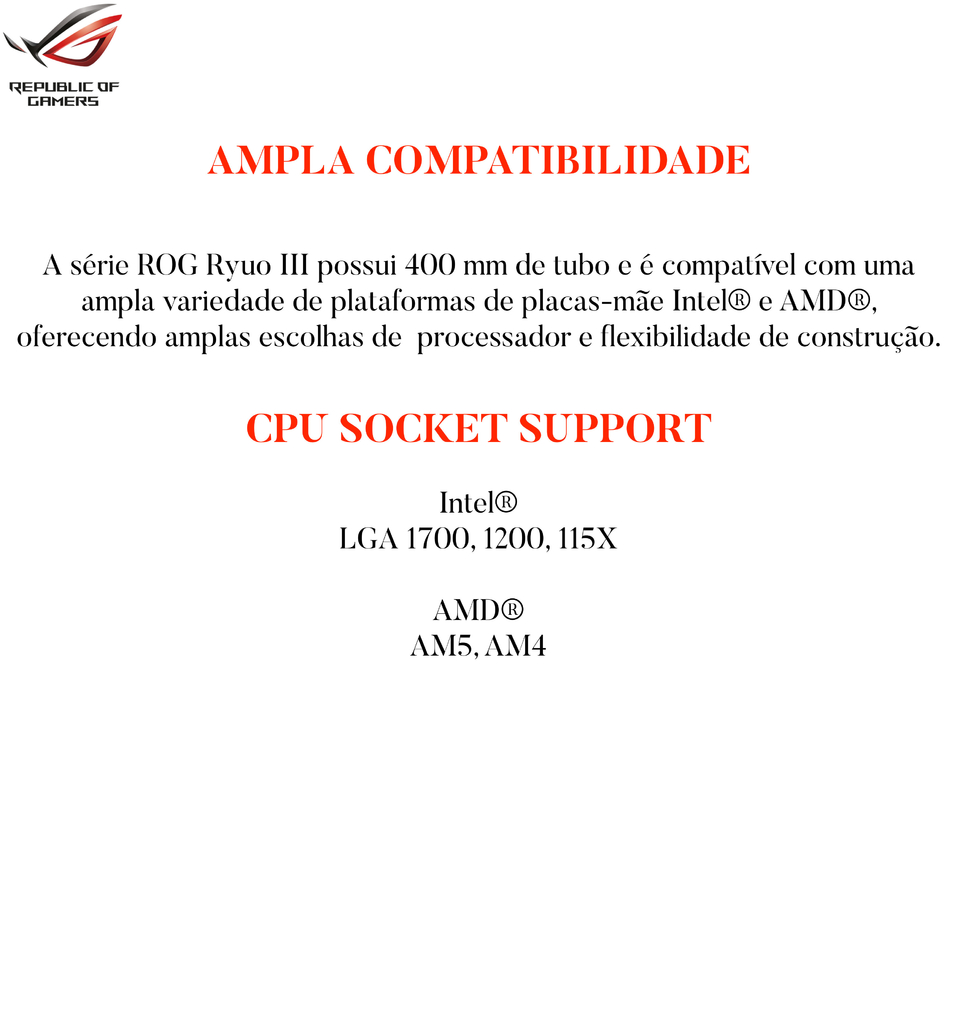 ASUS ROG RYUO III ARGB l All-In-One Liquid Cooler l aRGB Pump Cap l Ventiladores aRGB silenciosos e potentes l Potencial de resfriamento excepcional l Para a próxima geração de Motherboards l Suporte ao controlador AniMe Matrix™ l Escolha 240mm ou 360mm - Loja do Jangão - InterBros