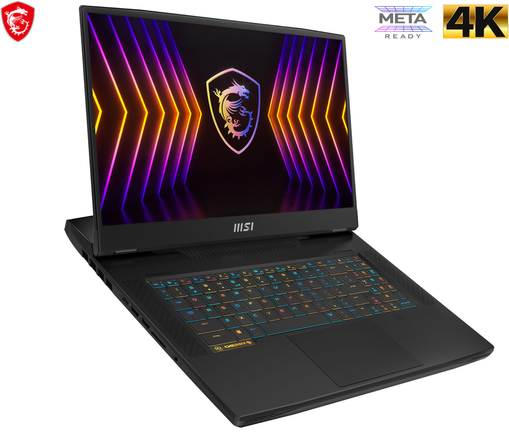 MSI 17.3" GT77 Titan Gaming Laptop l 16 Cores CPU l Meta Universe Ready l Cooler Booster Titan l 1.5-5.0 GHz Intel Core i9-12900 HX (12th Gen) l 128 GB DDR5 RAM | 4 TB NVMe SSD Gen4x4 l 17.3" 4K 3840 x 2160 120 Hz Display l NVIDIA GeForce RTX 3080 Ti (16GB GDDR6) l Win11 Pro l Dominância Total l O Rei dos Reis l 12UHS-063