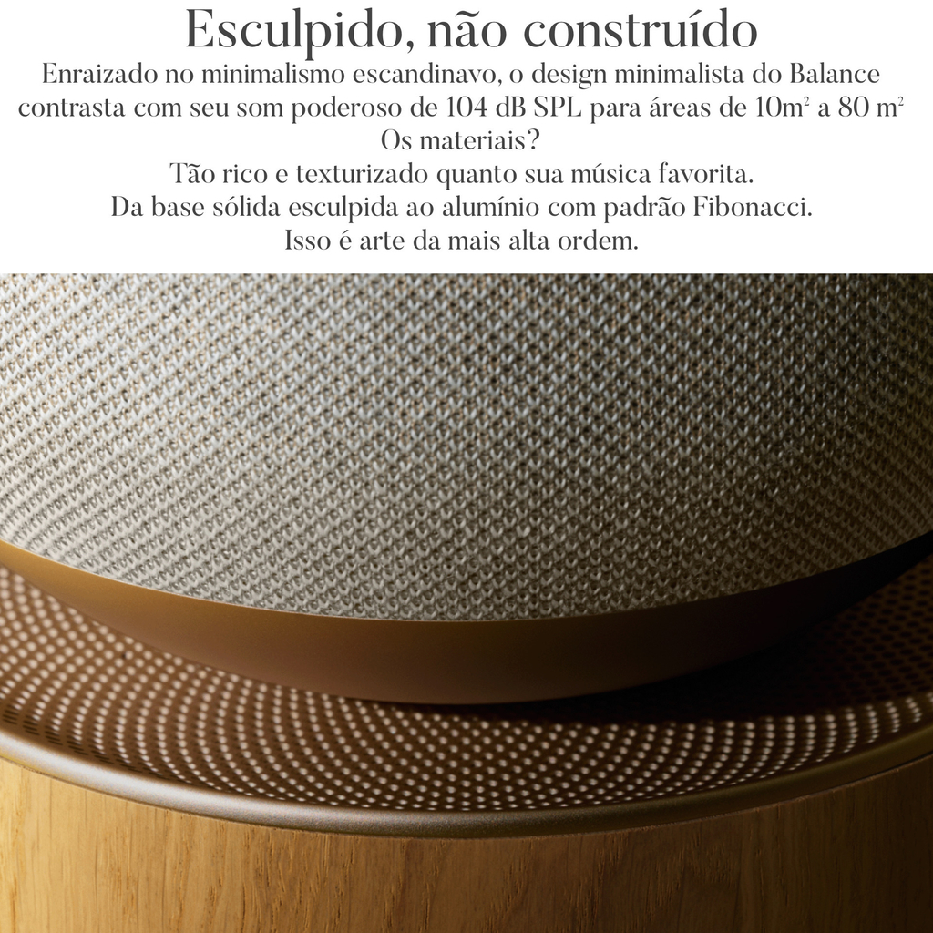 Bang & Olufsen Beosound Balance, OAK , Wireless Smart 360º Speaker, Poderoso Som de 850W , Recomendado para áreas de 10m² até 80m² en internet