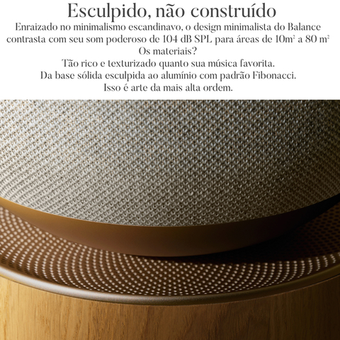 Bang & Olufsen Beosound Balance, OAK , Wireless Smart 360º Speaker, Poderoso Som de 850W , Recomendado para áreas de 10m² até 80m² en internet