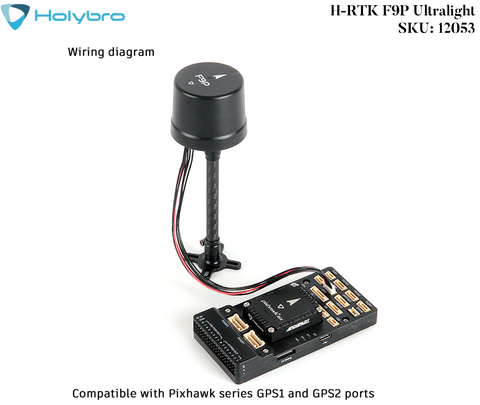 Holybro H-RTK F9P Ultralight U-Blox ZED-F9P High Precision GPS 12053