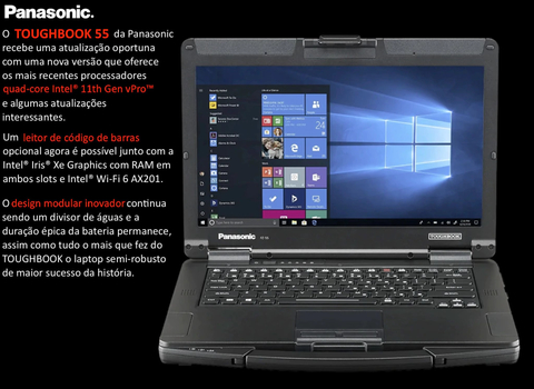 Panasonic TOUGHBOOK 55 14" Semi-Rugged Laptop , 16GB, 512GB SSD, FZ-55DZ003KM en internet