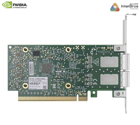 NVIDIA Mellanox ConnectX-6 Dx Network Interface Card, 100GbE Dual-Port QSFP56, PCIe4.0 x 16, MCX623106AN-CDAT - comprar online