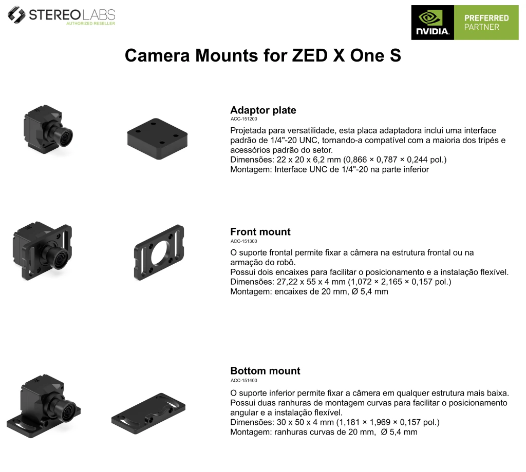 Stereolabs ZED X One S Camera , GMSL2 , Wide Lens , Compatível com Nvidia Jetson Orin , ZED-412012 - tienda online