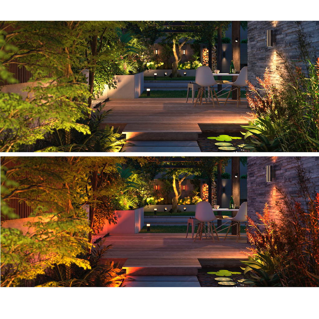 Imagem do Philips Hue Amarant l Outdoor Light Bar l LED Wall Floodlight l Luminária Inteligente Outdoor de Piso l + Sensor de Presença l Alto Fluxo Luminoso de até 2.800 lumen l LED Integrado l Sem Fonte de Energia l Compatível com Alexa, Apple Homekit & Google Assistant l Requer Hue Bridge