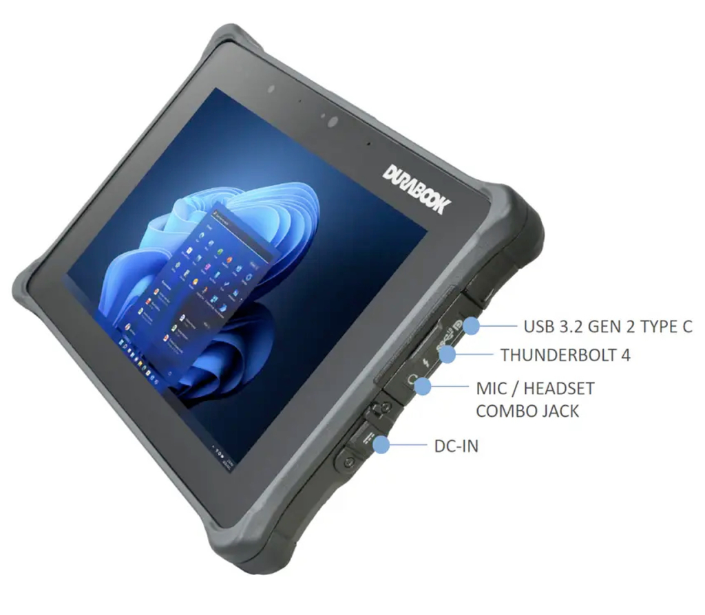 Durabook l R11 Rugged Tablet l Tablete Industrial Robusto l Elegante e Compacto l 1.6” FHD (1920 x 1080) LCD l Até 1.000 nits l Personalizável l Projetado para os ambientes mais severos l Peça um orçamento