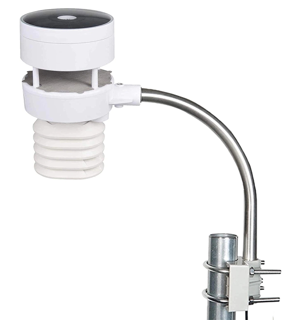 Ambient Weather WS-5000 Estação Metereológica Ultrassônica WiFi | Case Outdoor de Proteção para o Higrômetro | Alcance de 300 metros | Compatível com Alexa e Google | Internet Conectada na internet