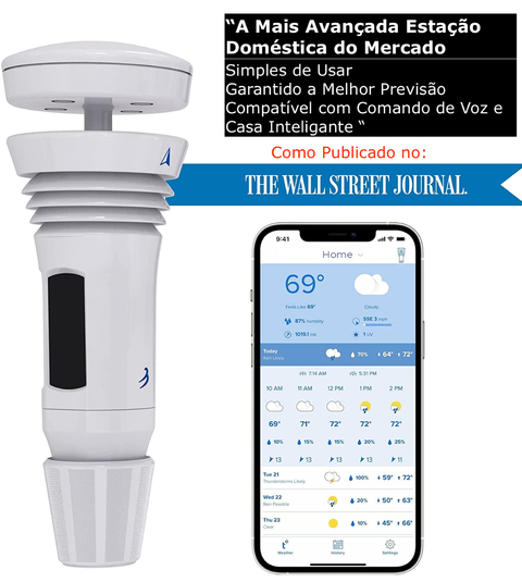 Tempest Weatherflow Estação Meteorológica Ultrassônica Avançada - loja online