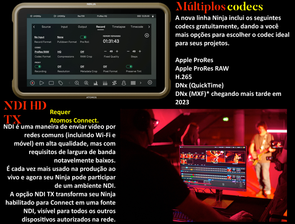 Imagen de Atomos Ninja Ultra 5.2in 4K HDMI Recording Monitor Atomos