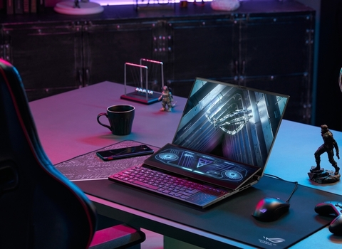 Image of ASUS ROG Zephyrus Duo 16 Gaming Laptop l 165Hz 16" 1920 x 1200 IPS Display l Pantone Validated Display l 14 inch FHD IPS 1920x550 secondary touchscreen display l 32GB DDR5 4800MHz RAM | 2TB PCIe 4.0 Performance SSD | NVIDIA GeForce RTX 3060 6GB GDDR6 l 3.2 GHz AMD Ryzen 7 6800H 8-Core l 16GB DDR5 | 1TB SSD l GX650RM-ES74