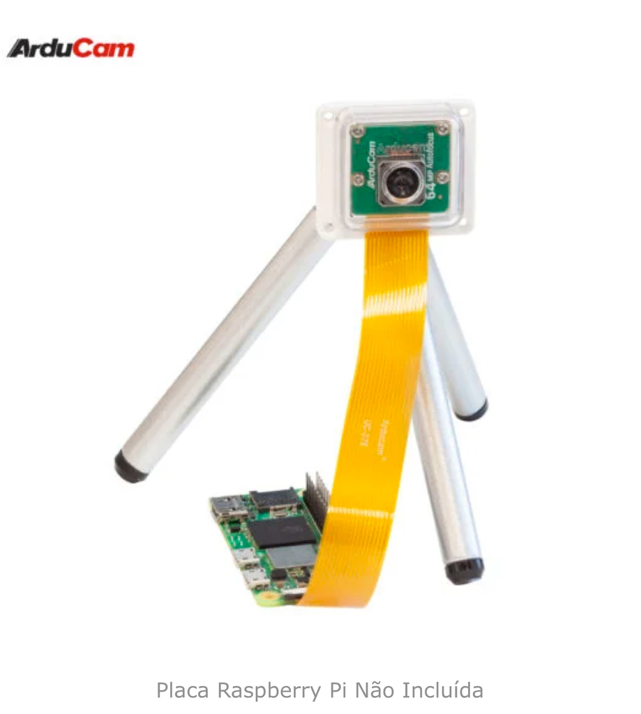 Imagem do Arducam 64MP Ultra High-Resolution Autofocus Camera Module for Raspberry Pi, Compatible with Raspberry Pi & Smart Phones, B0399